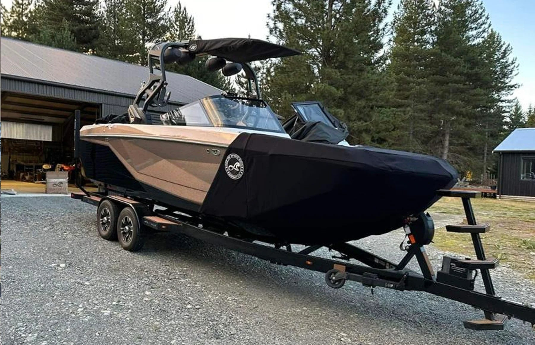 Surfinity Wake Boat Shield for Nautique