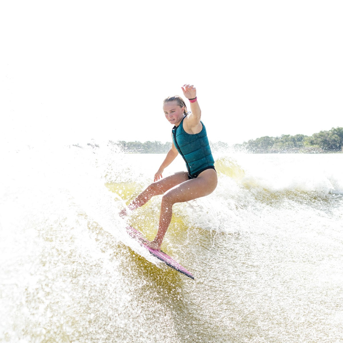 Follow P1 Traction Ladies Comp Wake Vest in Emerald