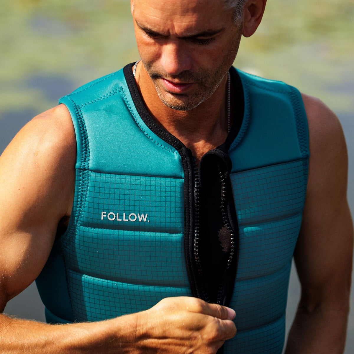 Follow P1 Traction Men's Comp Wake Vest in Emerald