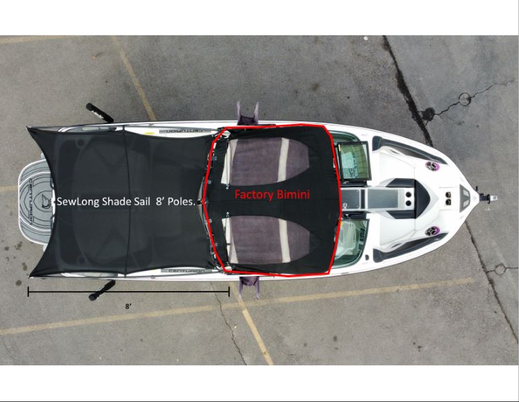 8' Centurion Maximus Shade Sail