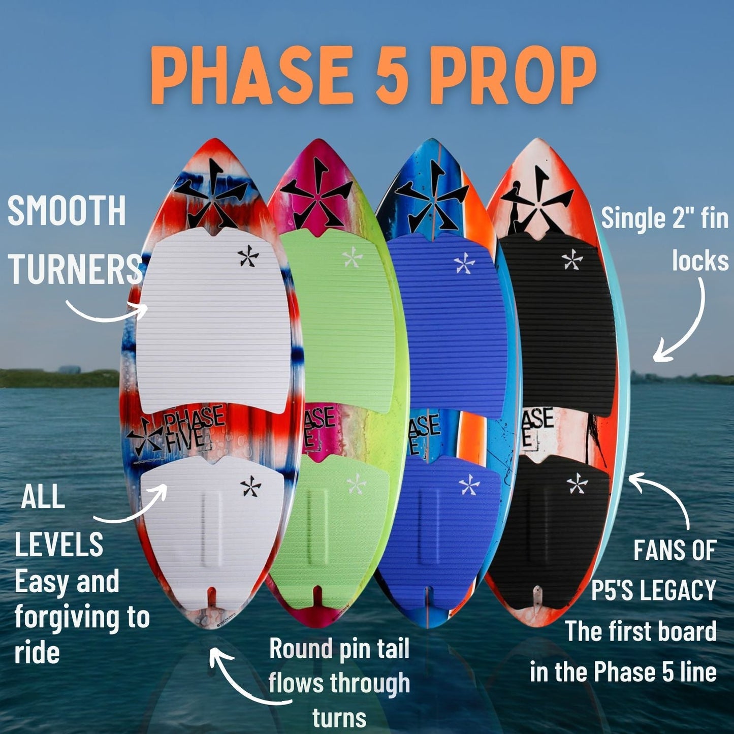 Phase 5 Prop Wakesurf Board 2026