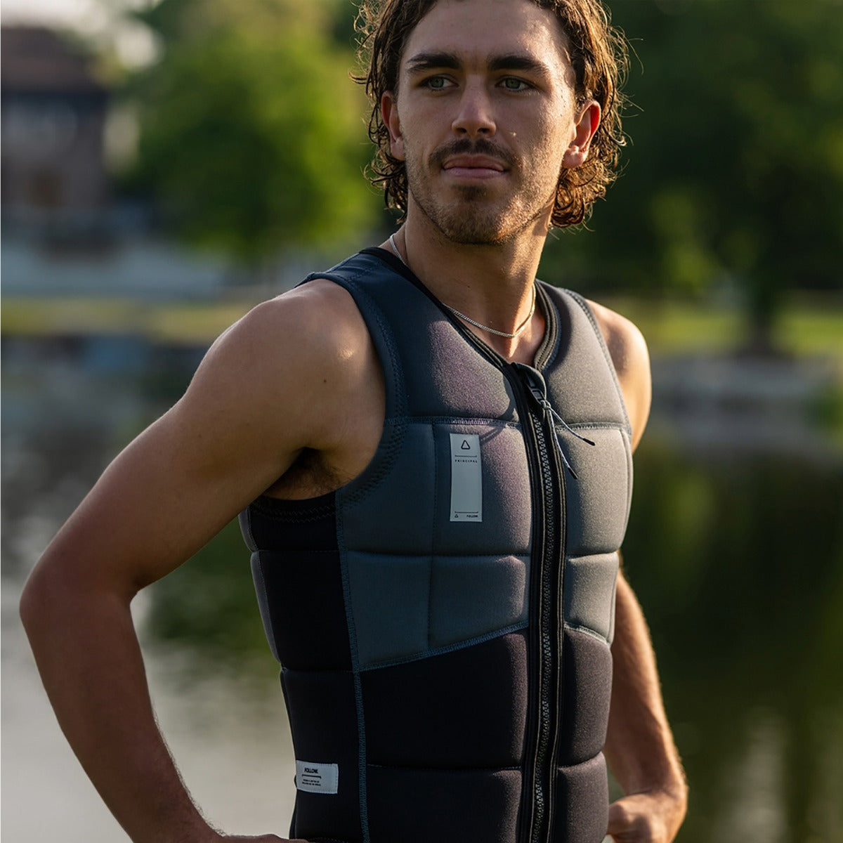 Comp Vest Men's Follow Principal Men's Comp Wake Vest in Charcoal