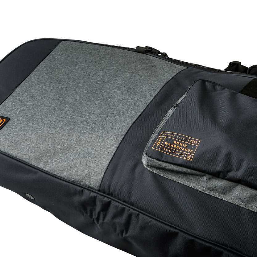 Ronix Battalion Padded Board Bag in Heather Charcoal/Orange