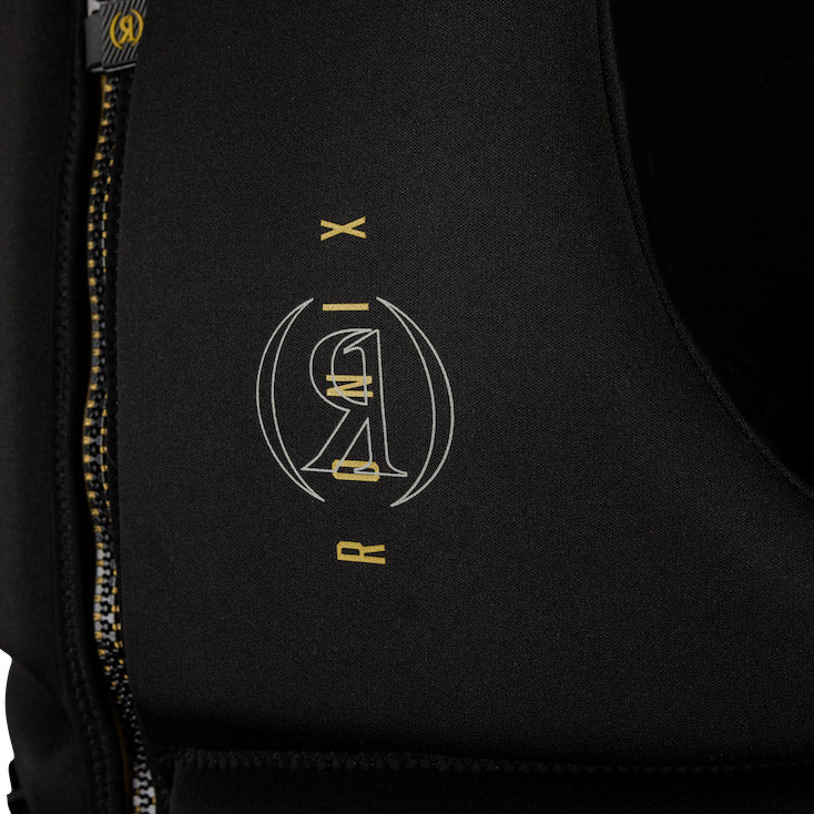 Ronix Blackjack Yes CGA Life Jacket in Black / Gold