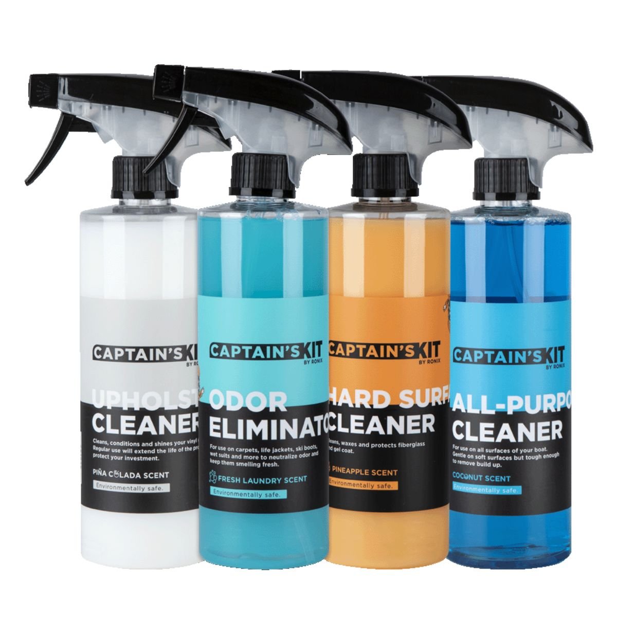 Ronix Captain's Kit Odor Eliminator - Fresh Laundry - 16oz - 6 pack