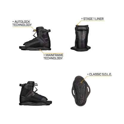 Ronix Divide Wakeboard Bindings 2026