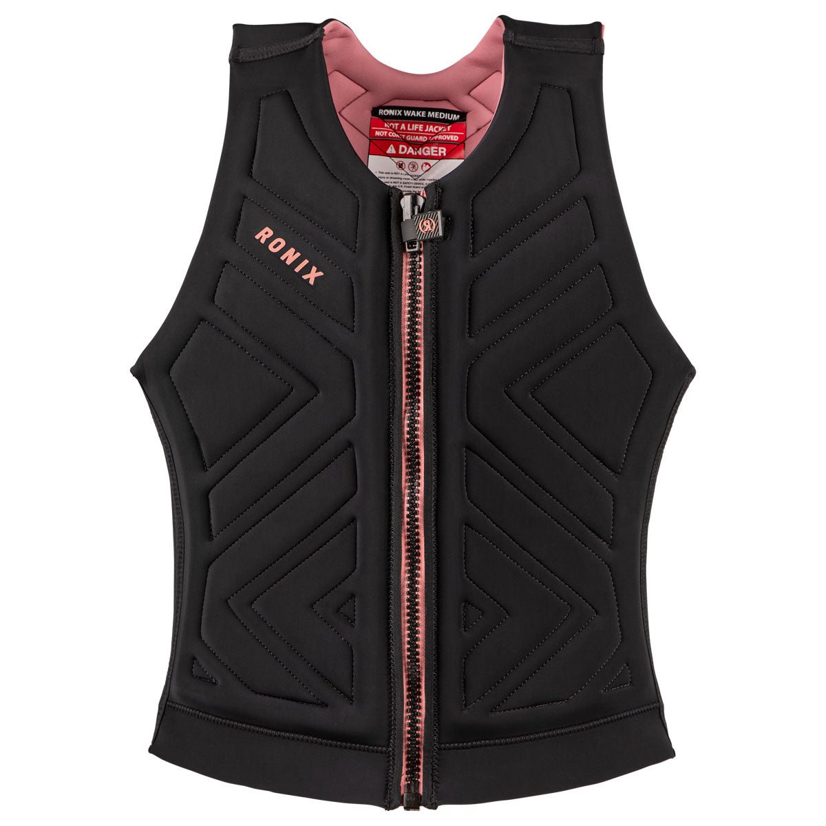 Ronix Moon Stone Women's Comp Wake Vest in Black / Rose Gold
