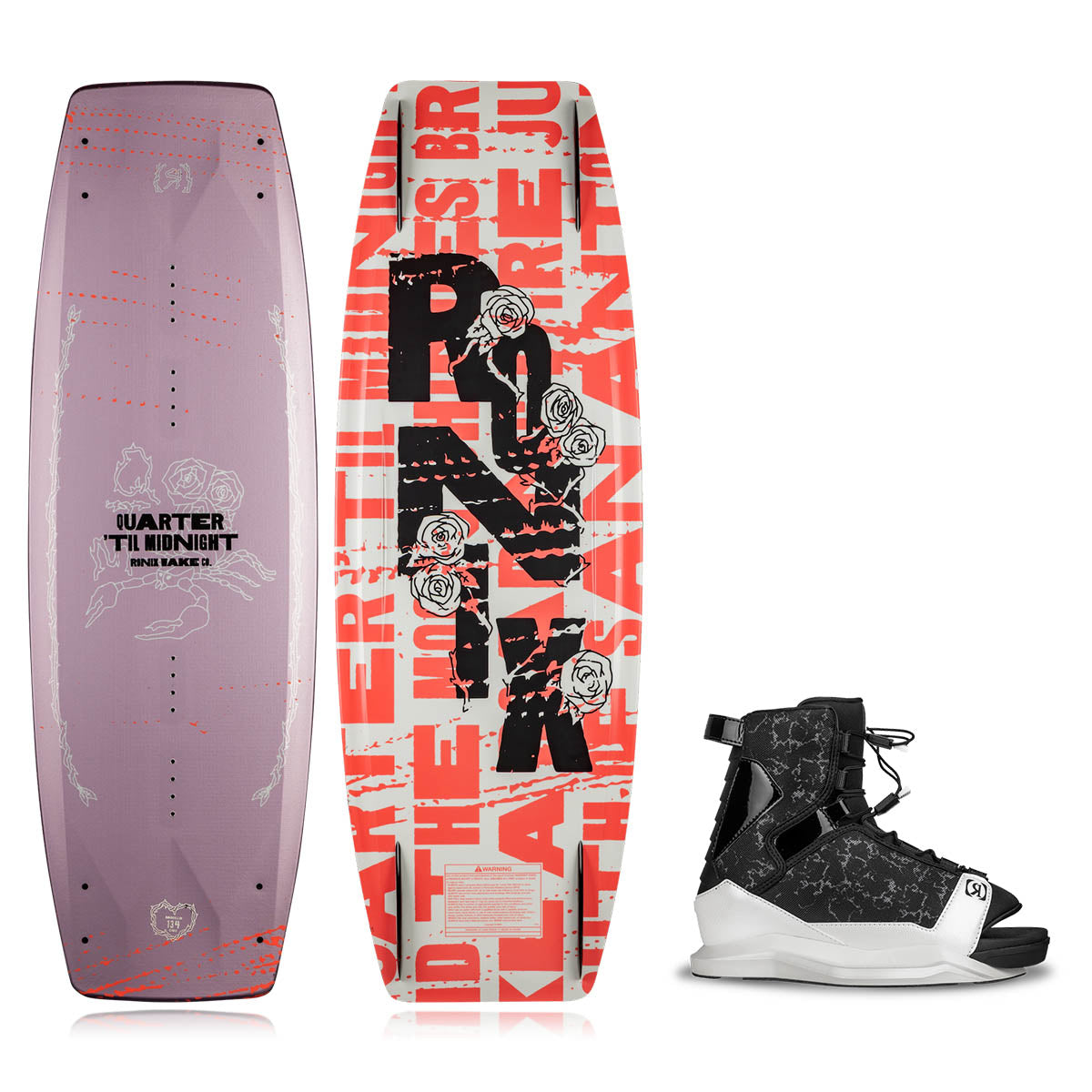 Ronix Quarter 'Til Midnight w/ Halo Wakeboard Package 2027