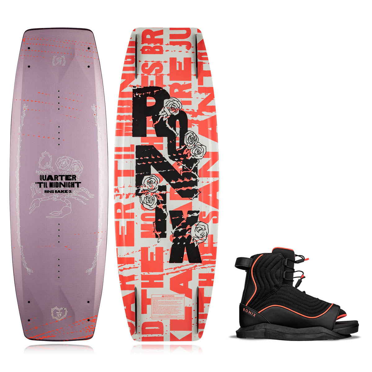 Ronix Quarter 'Til Midnight w/ Luxe Wakeboard Package 2027
