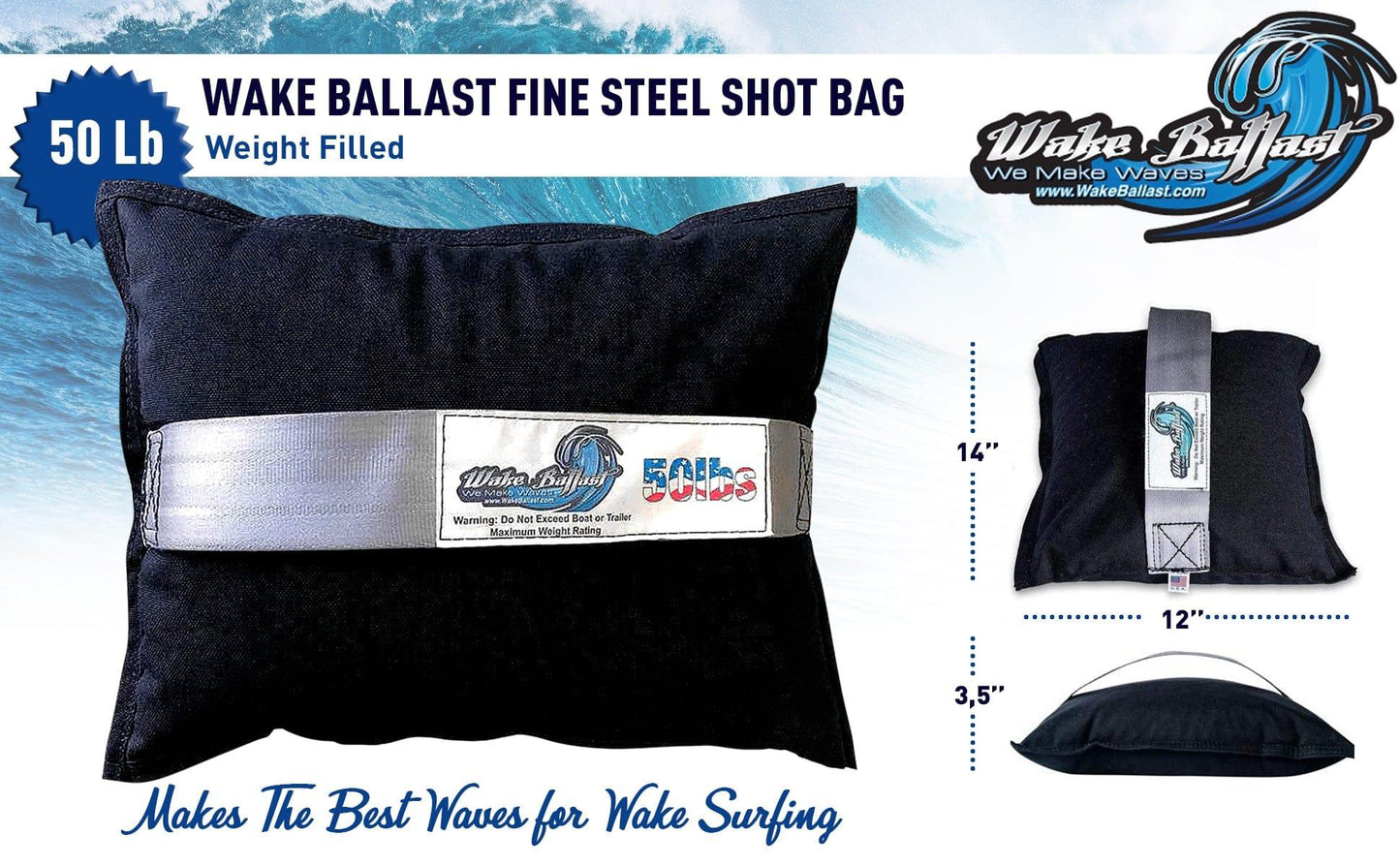 Steel Shot 50lb Single Ballast Bag