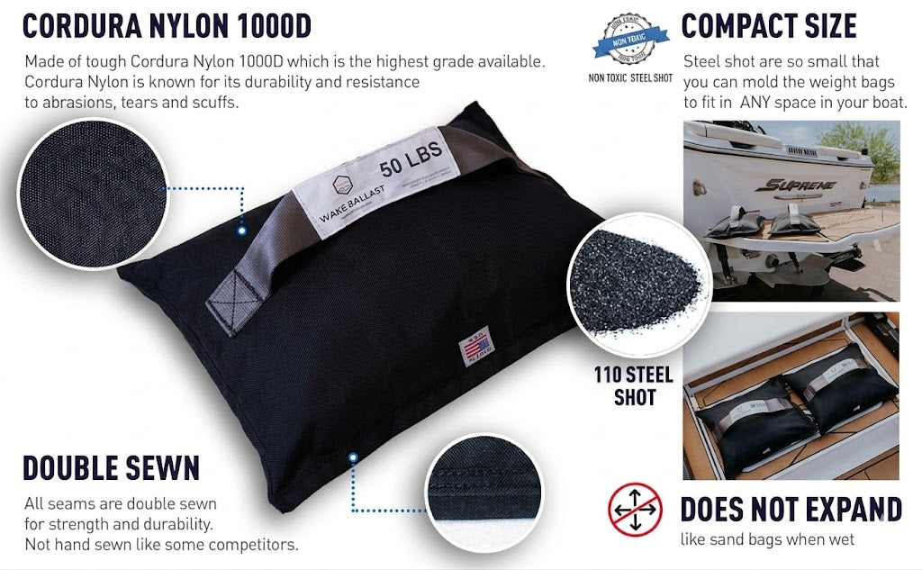 Steel Shot 50lb Single Ballast Bag