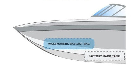 WakeBallast Nautique Front Factory Ballast Triangle Upgrade