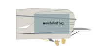 WakeBallast 2005-2008 Supra Launch 24 SSV Rear Ballast Larger Bags
